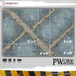 Tapis de jeu néoprène Cybercity 90x90 cm - GM00500N3X3