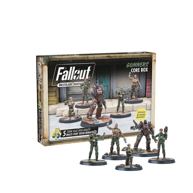 Fallout : Wasteland Warfare - Gunners Core Box MUH052218