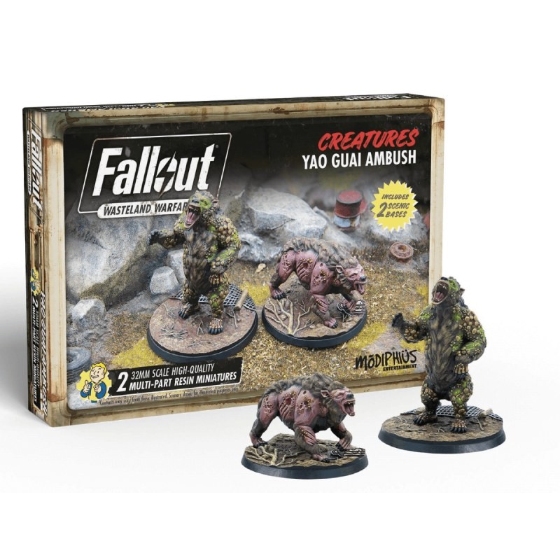 Fallout : Wasteland Warfare - Créatures : Yao Guai Ambush MUH052227