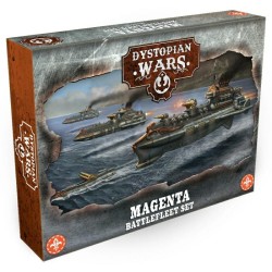 DYSTOPIAN WARS - MAGENTA BATTLEFLEET SET - DWA220007