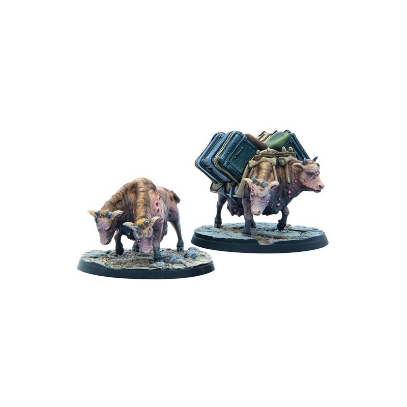 Fallout : Wasteland Warfare - Créatures : Brahmin Herd MUH052229