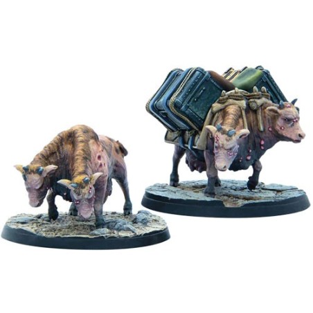 Fallout : Wasteland Warfare - Créatures : Brahmin Herd MUH052229