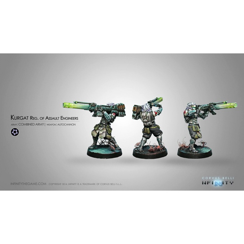 Infinity - Kurgat, Reg. of Assault Engineers (Autocannon) - -0308