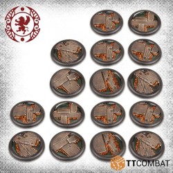 Carnevale - 30mm Sunken Wood Bases- TTCGR-ACC-021