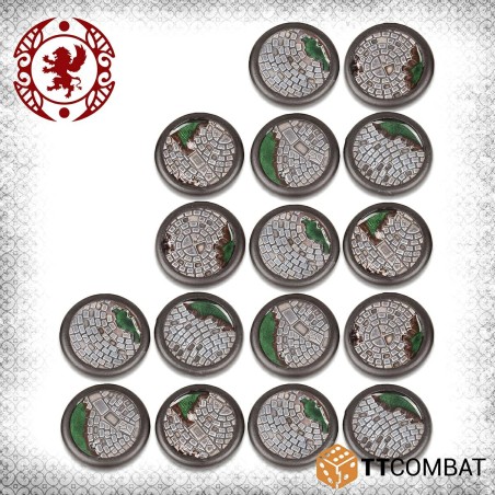 CARNEVALE - 30mm SUNKEN PLAZA BASES - TTCGR-ACC-017