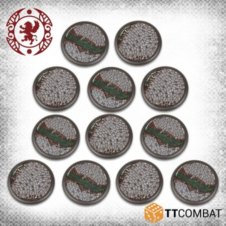 CARNEVALE - 40mm SUNKEN PLAZA BASES - TTCGR-ACC-018