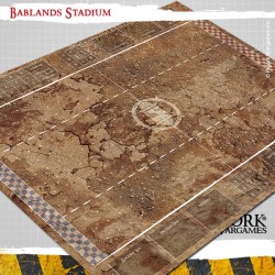 Tapis de jeu Blood Bowl néoprène - War Sands Stadium - BB01200N