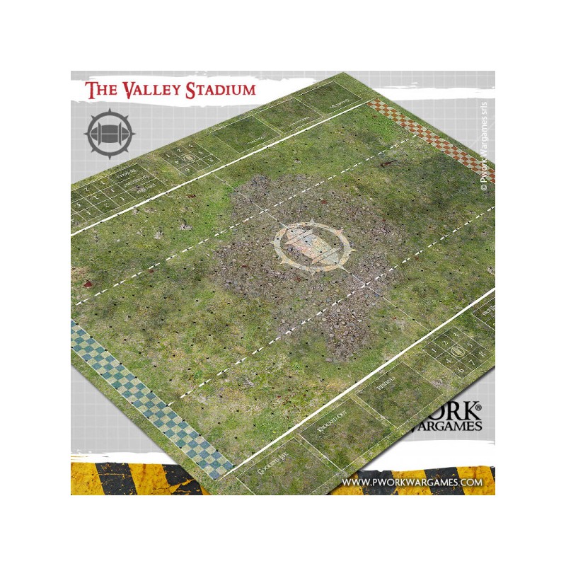 Tapis de jeu Blood Bowl néoprène - Valley Stadium - BB00900N