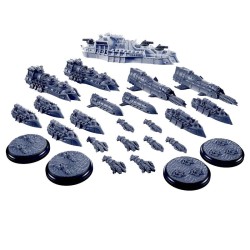 DYSTOPIAN WARS - EMPIRE STARTER SET - FACTION BATTLEFLEET