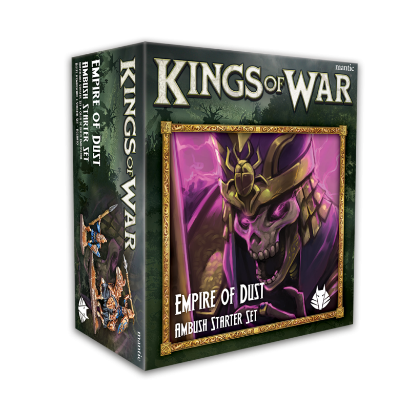 KINGS OF WAR - AMBUSH - STARTER EMPIRE DE POUSSIÈRE (FR) - MGKWT105 - Mantic Games