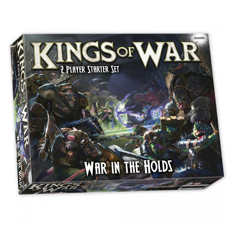 KINGS OF WAR - GUERRE SOUS TERRAINE: STARTER 2 JOUEURS (RÈGLES EN FR) - MGKWM112 - Mantic Games