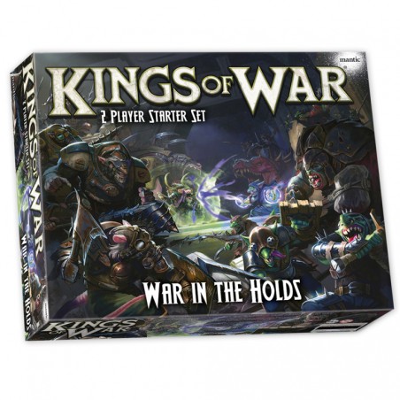 KINGS OF WAR - GUERRE SOUS TERRAINE: STARTER 2 JOUEURS (RÈGLES EN FR) - MGKWM112 - Mantic Games