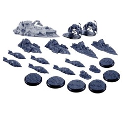 DYSTOPIAN WARS - ENLIGHTENED STARTER SET - FACTION BATTLEFLEET - DWA100000