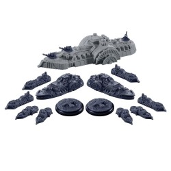 DYSTOPIAN WARS - COLUMBIA BATTLEFLEET SET