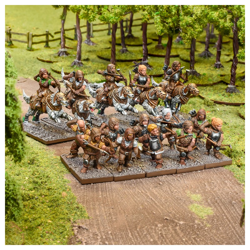 KINGS OF WAR - HALFELINS - BATTLEGROUP DE BRACONNIERS - MGKWHF304