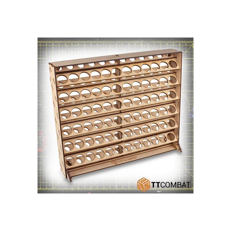 TT COMBAT & VALLEJO / ARMY PAINTER PAINT RACK 72 - TTSCW-HBA-045