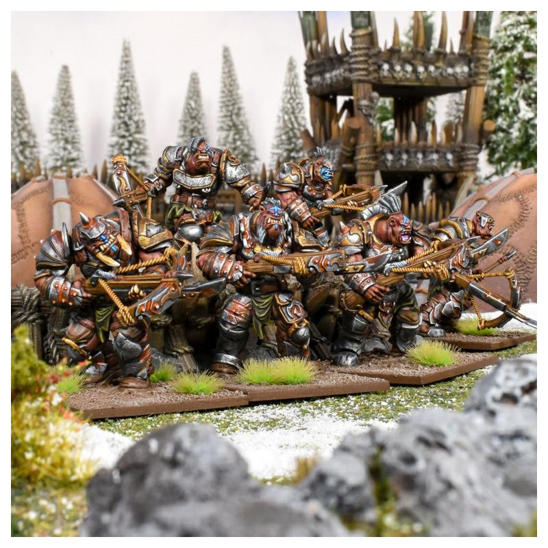 KINGS OF WAR - OGRES - HORDE DE BOMBARDIERS - MGKWH304 - Mantic Games