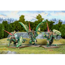 KINGS OF WAR - ELFES - RÉGIMENT DE CHEVAUCHEURS DE DRAKE - MGKWE403 - MANTIC GAMES