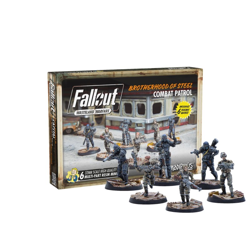 FALLOUT : WASTELAND WARFARE - BROTHERHOOD OF STEEL : COMBAT PATROL MUH0190804