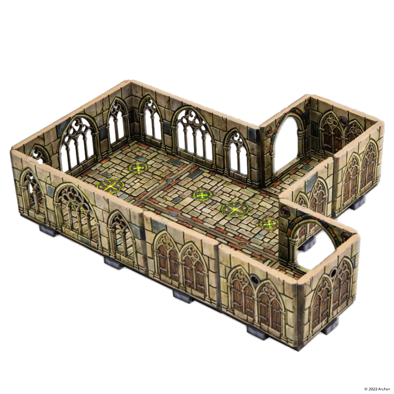 DNL0028 DUNGEONS & LASERS - DÉCORS - CURSED CATHEDRAL