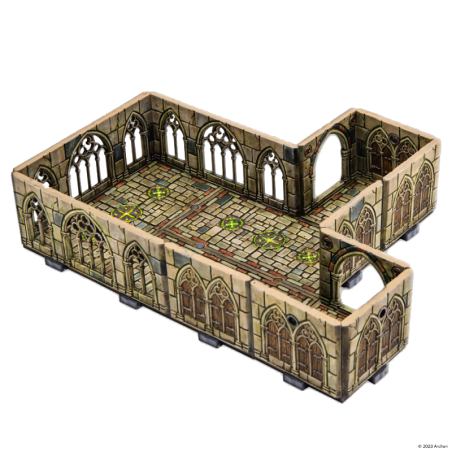 DNL0028 DUNGEONS & LASERS - DÉCORS - CURSED CATHEDRAL