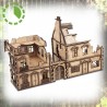 TT COMBAT - CITY ROWHOUSE CAFE & TERRACE DESTROYED - TTSCW-WAR-082