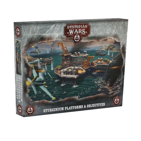 DYSTOPIAN WARS - STURGINIUM PLATFORMS & OBJECTIVES SET - DWA990027