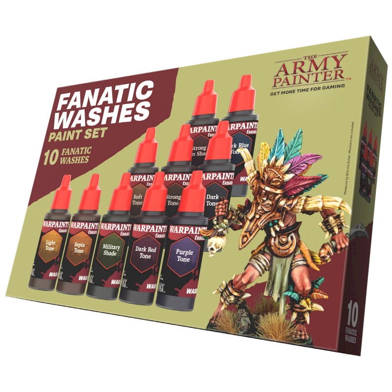 WP8068_Army Painter - Starter Peinture - Warpaints Fanatic Washes Paint Set