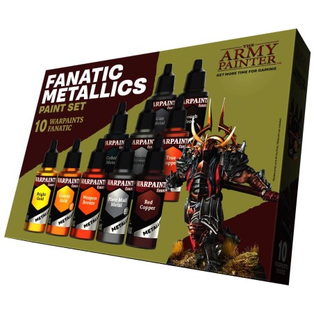 WP8069_Army Painter - Starter Peinture - Warpaints Fanatic Metallics Paint Set