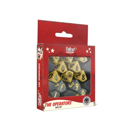 MUH107005 Fallout : Wasteland Warfare - Factions Dice Set - The Operators