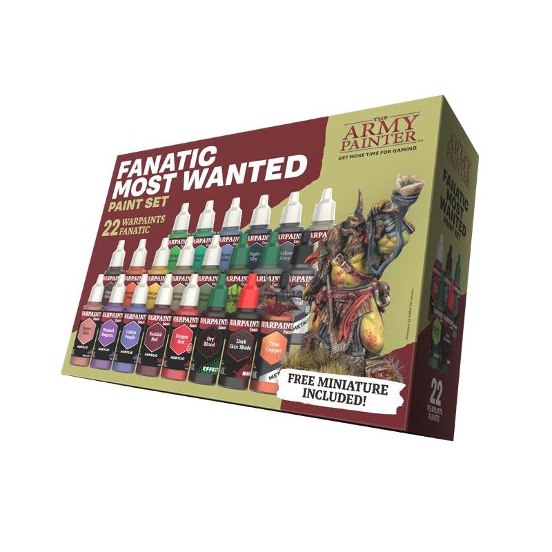 WP8071_Army Painter - Warpaints Fanatic - Most Wanted Paint Set