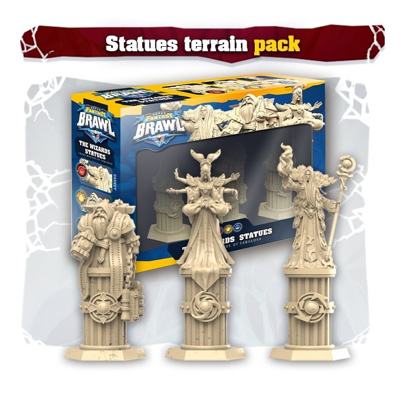 SFB004 ML_Super Fantasy Brawl - Statues de sorciers