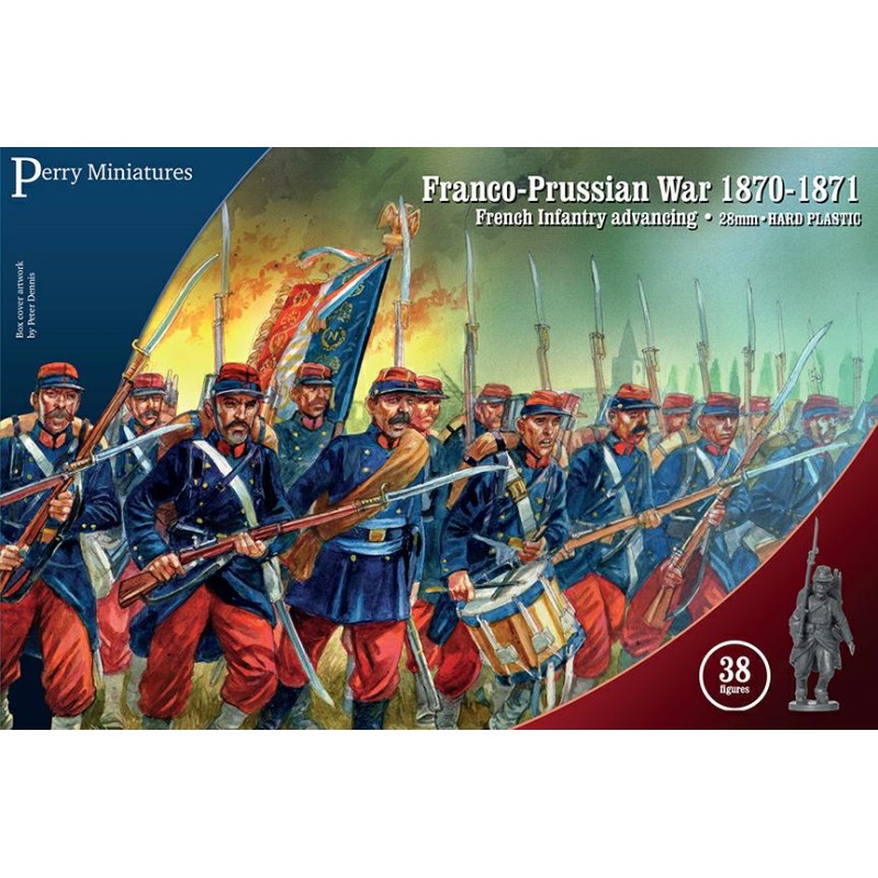 PEMFRE1_Perry Miniatures - Franco-Prussian War French Infantry advancing