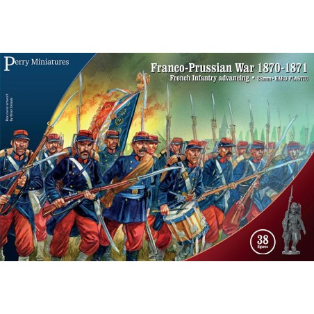 PEMFRE1_Perry Miniatures - Franco-Prussian War French Infantry advancing