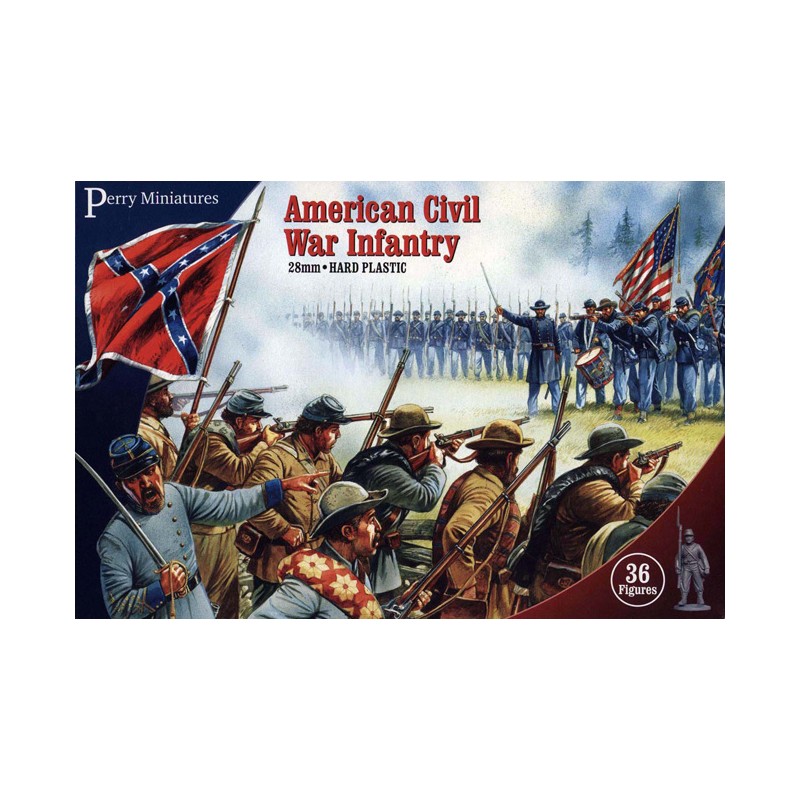 PEMACW1_Perry Miniatures - Plastic American Civil War Infantry (36 figurines)