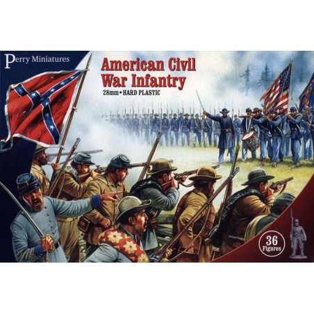 PEMACW1_Perry Miniatures - Plastic American Civil War Infantry (36 figurines)