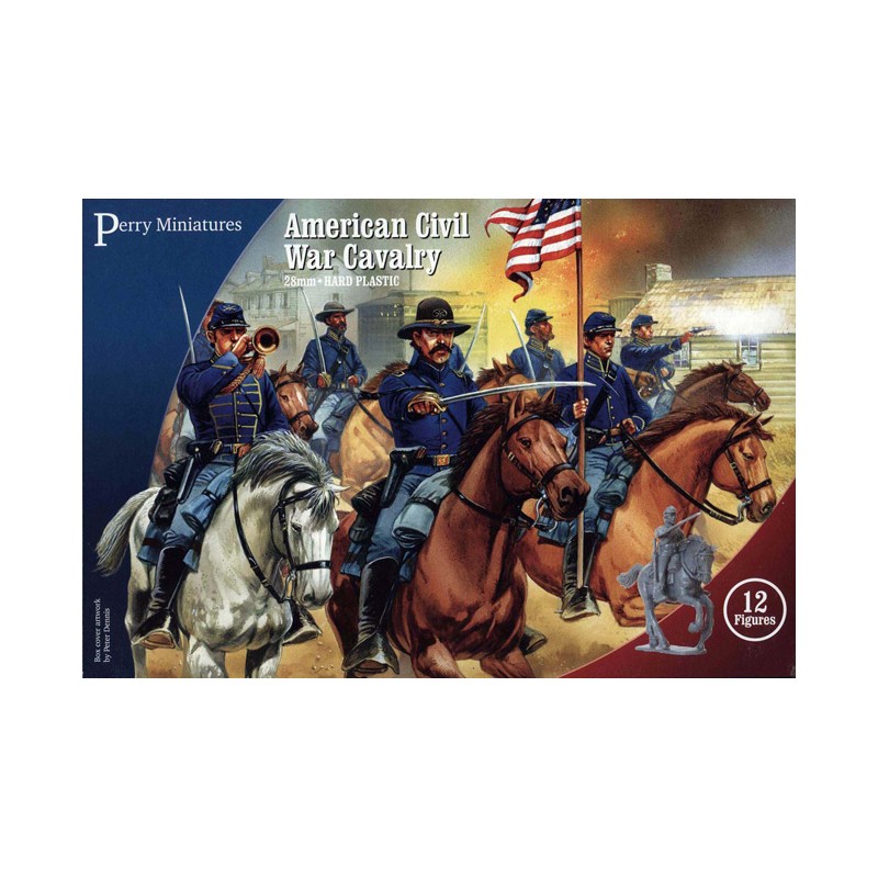 PEMACW2_Perry Miniatures - Plastic American Civil War Cavalry (12 figurines)