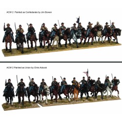 Perry Miniatures - Plastic American Civil War Cavalry (12 figurines)