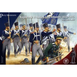 PEMPN1_Perry Miniatures - Plastic Prussian Napoleonic Line Infantry and Volunteer Jagers (46 figurines)_