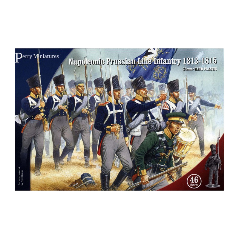 PEMPN1_Perry Miniatures - Plastic Prussian Napoleonic Line Infantry and Volunteer Jagers (46 figurines)_