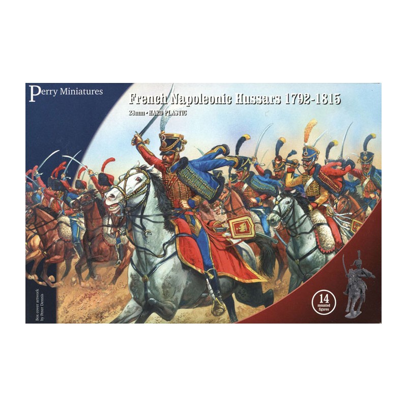 PEM-FN140_Perry Miniatures - Plastic French Napoleonic Hussars (14 hussars)_