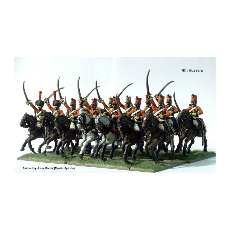 Marque Perry Perry Miniatures - Plastic French Napoleonic Hussars (14 hussars)