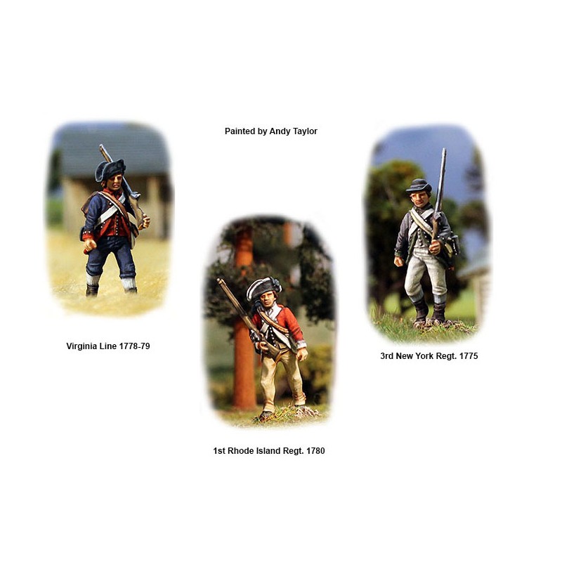 Perry Conti Perry Miniatures - American War of Independence Continental Infantry ...