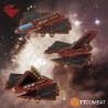 Préco - Dropfleet Commander - Bioficers Light Ships