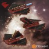 Préco - Dropfleet Commander - Bioficers Light Ships