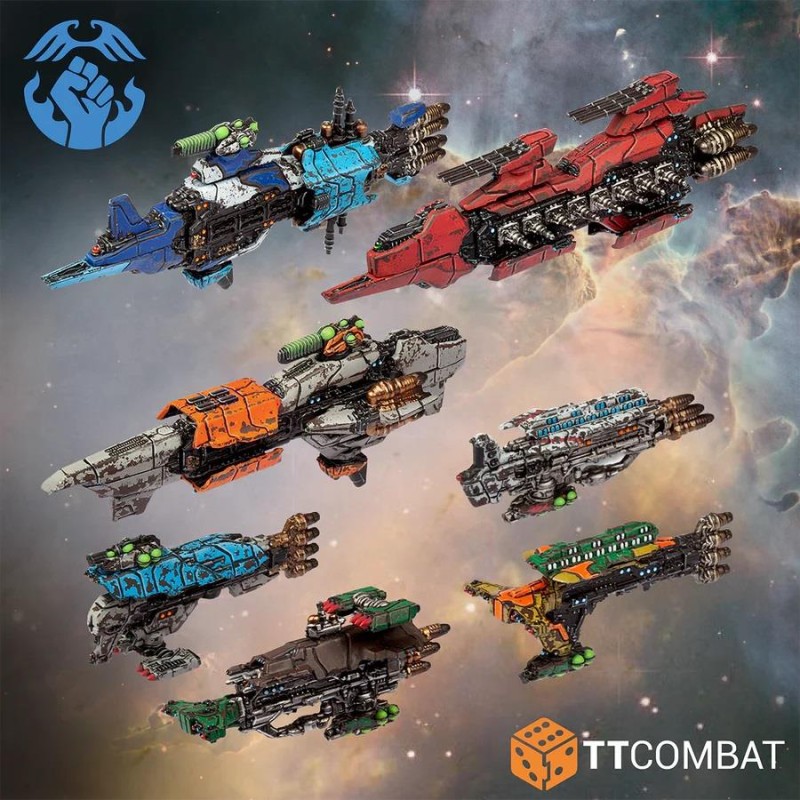 Dropfleet Commander - Resistance Core Ships  TTDFX-RES-020