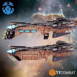 Dropfleet Commander - Resistance Battlecruisers  TTDFX-RES-022