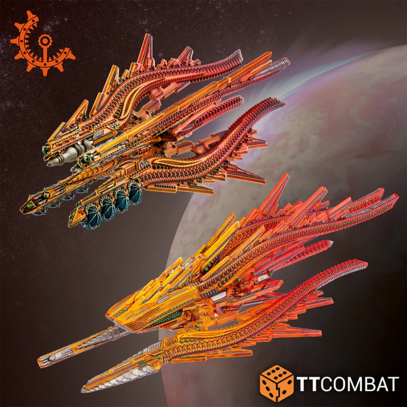 Dropfleet Commander - Shaltari Battlecruisers TTDFX-SHL-022