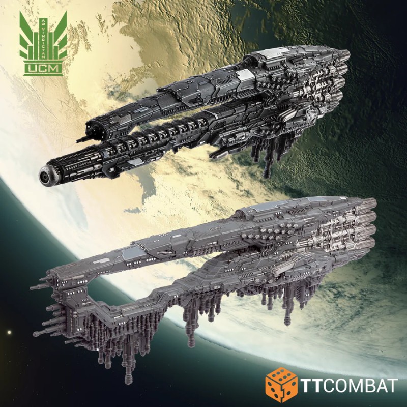 Dropfleet Commander - UCM Battlecruisers TTDFX-UCM-022