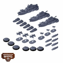 Préco - Dystopian Wars - Senator Battlefleet Set (ENG)